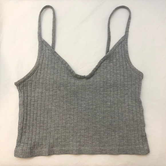 h&m grey crop top - Picture 2 of 3
